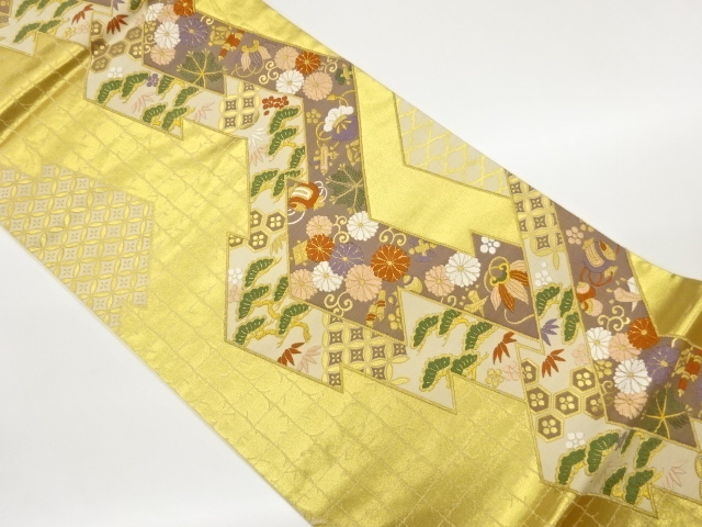 JAPANESE FUKURO OBI / WOVEN SHOCHIKUBAI